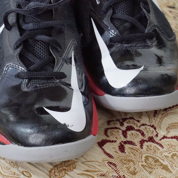 MEN'S NIKE PRIME HYPE DF Black Red White sz 8 EUC - Picture 2 of 8